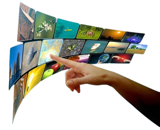 Creative multimedia development services including video editing and graphic design